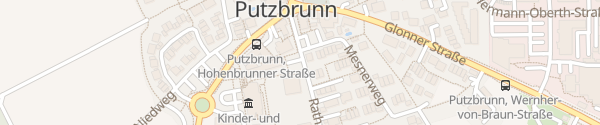 Karte Rathausstraße Putzbrunn