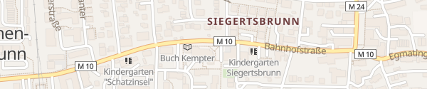 Karte Bahnhofstraße Höhenkirchen-Siegertsbrunn