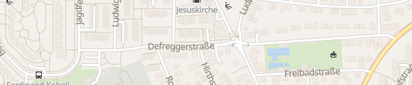 Karte Defreggerstraße Haar