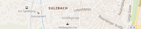 Karte Schlossgarage Sulzbach-Rosenberg