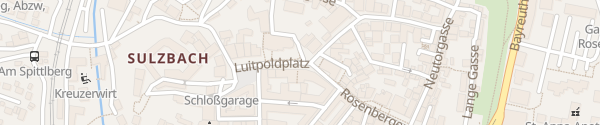Karte Luitpoldplatz Sulzbach-Rosenberg