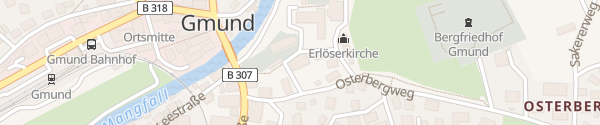 Karte Rathaus Gmund am Tegernsee