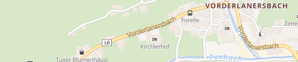 Karte Hotel Kirchlerhof Tux