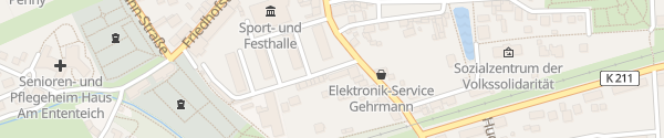 Karte Leonhard-Frank-Straße Neustadt an der Orla