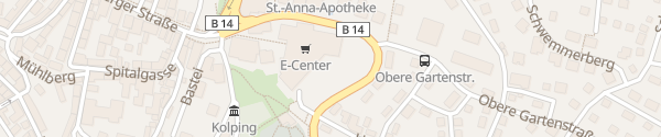 Karte EDEKA Center Kunert Sulzbach-Rosenberg