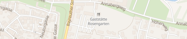 Karte Großparkplatz Bayreuther Straße Sulzbach-Rosenberg
