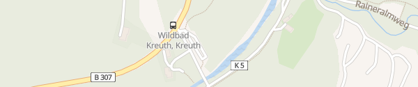 Karte Wanderparkplatz Wildbad Kreuth Kreuth