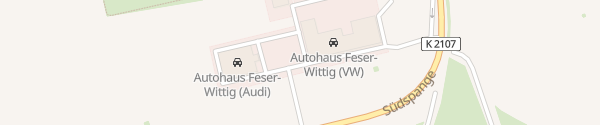 Karte Autohaus Feser-Wittig Bernburg (Saale)