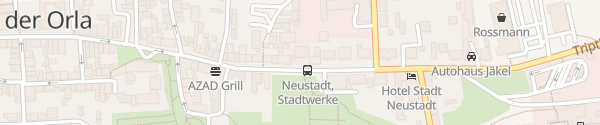 Karte Stadtwerke Neustadt an der Orla