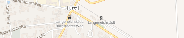 Karte Bahnhof Langeneichstädt Mücheln (Geiseltal)