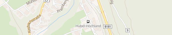 Karte Hotel Huber & Hochland Maurach