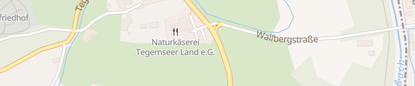 Karte Naturkäserei Tegernseer Land Kreuth
