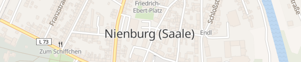 Karte Parkplatz Johannistraße Nienburg (Saale)