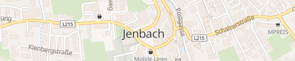 Karte Südtiroler Platz Jenbach