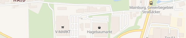Karte Hagebaumarkt Mainburg