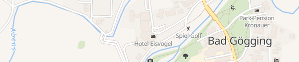 Karte Hotel Eisvogel Bad Gögging