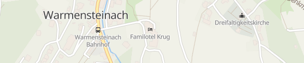 Karte FamilienKlub Krug / Familotel Warmensteinach