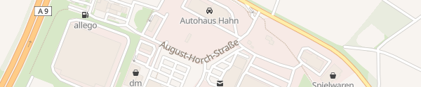 Karte Mercedes-Benz Charging Hub Autohaus Hahn Münchberg