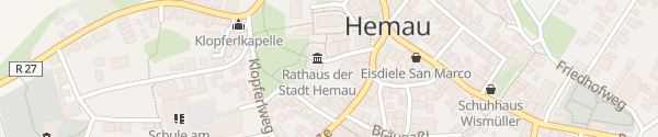 Karte Rathaus Hemau