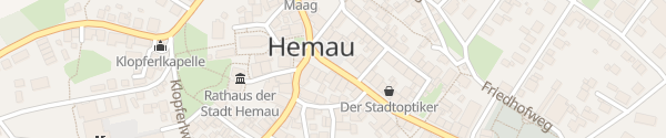 Karte Stadtplatz Hemau