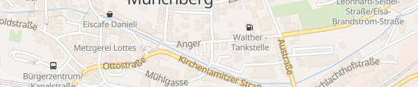 Karte Parkplatz Anger Münchberg
