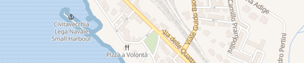 Karte Piazza Verdi Civitavecchia