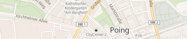 Karte Bürgerstraße Poing