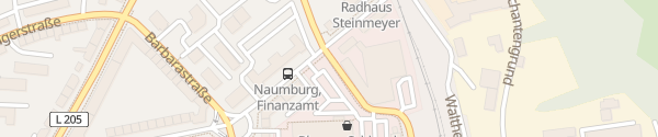 Karte Edeka Center Hinze Overwegstraße Naumburg