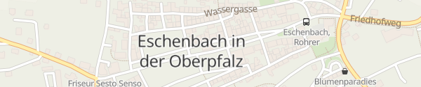 Karte Rathaus Eschenbach in der Oberpfalz