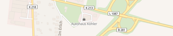 Karte Renault Autohaus Köhler Miesitz