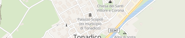 Karte Rathaus Tonadico
