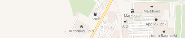 Karte Shell Tankstelle Burg