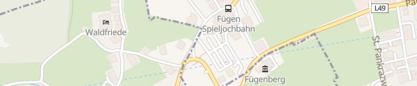 Karte Spieljochbahn Fügen