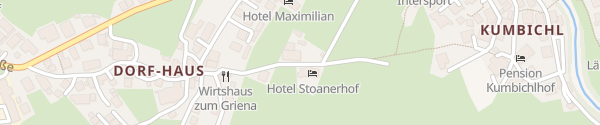 Karte Hotel Stoanerhof Mayrhofen