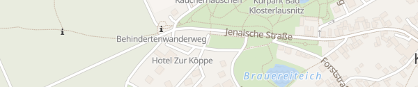 Karte Jenaische Straße Bad Klosterlausnitz