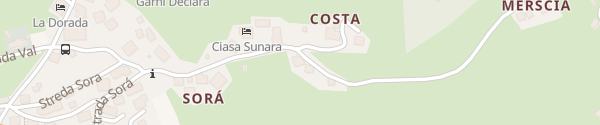 Karte Residence Lüch de Costa Colfosco