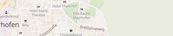 Karte Hotel-Pension Strolz Mayrhofen