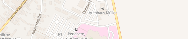 Karte Parkplatz Dobberziner Straße Perleberg