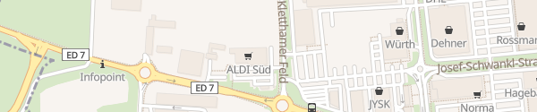 Karte ALDI Süd Am Kletthamer Feld Erding