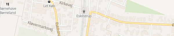 Karte Eskilstrup Station Eskilstrup