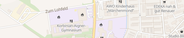 Karte Korbinian-Aigner-Gymnasium Erding