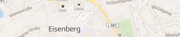 Karte Busbahnhof Eisenberg