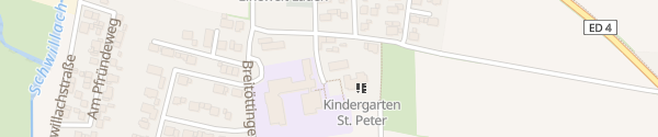 Karte Kath. Kindertagesstätte St. Peter Wörth