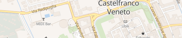 Karte Best Western Albergo Roma Castelfranco Veneto