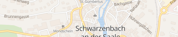 Karte Rathaus Schwarzenbach an der Saale