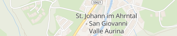 Karte Strada Statale Valle Aurina