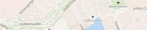 Karte P-hus Lindholmen Göteborg