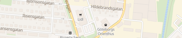 Karte Lidl Kvillebäcken Göteborg