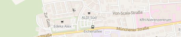 Karte ALDI Süd Münchener Straße Ebersberg
