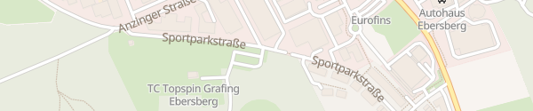 Karte Sportparkstraße Ebersberg